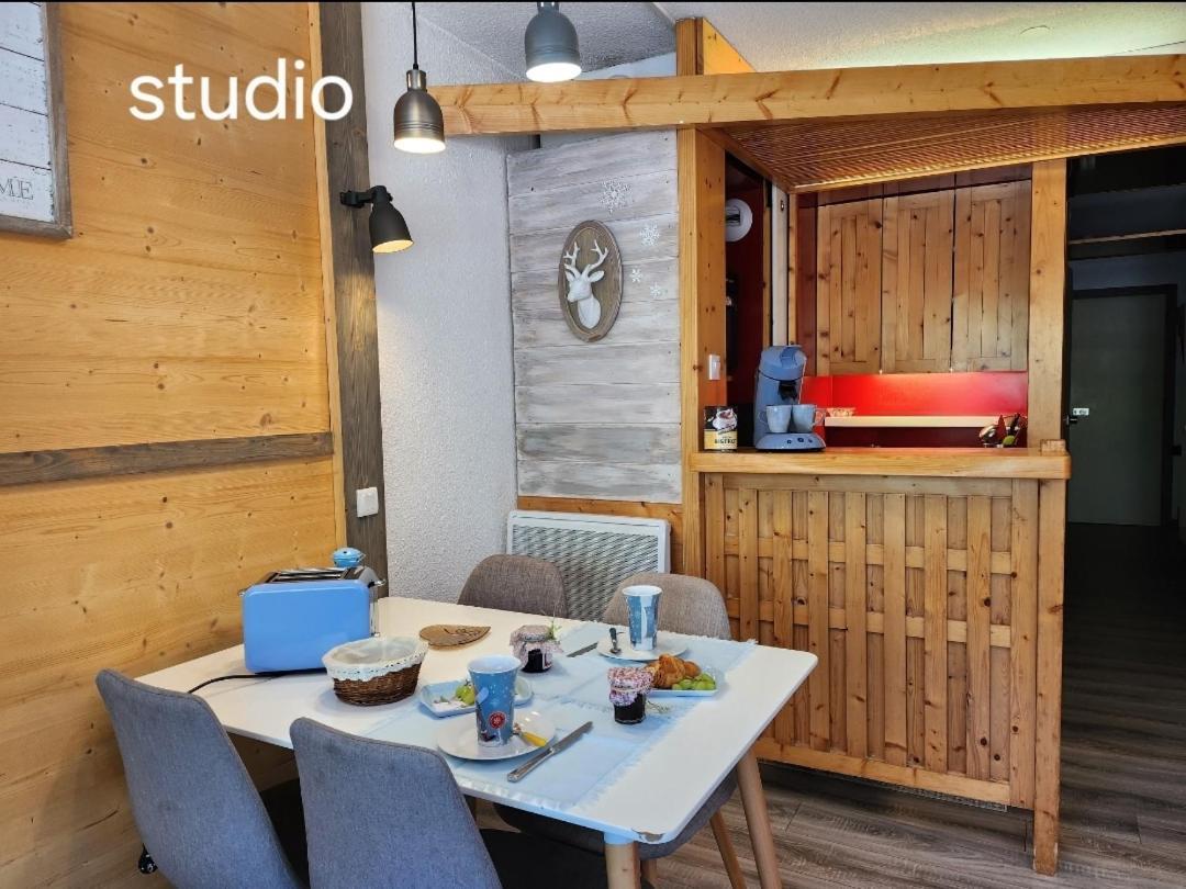 Arc 2000 - Appartement Ou Studio Avec Balcon Et Vue Les Arcs  Extérieur photo