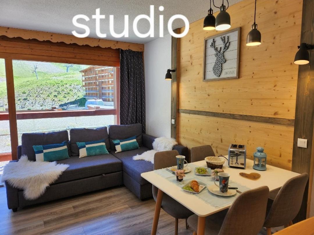Arc 2000 - Appartement Ou Studio Avec Balcon Et Vue Les Arcs  Extérieur photo
